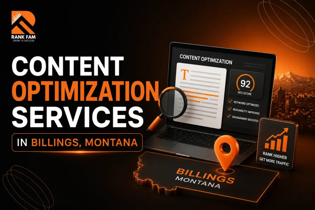 Content optimization services in Billings, Montana for businesses