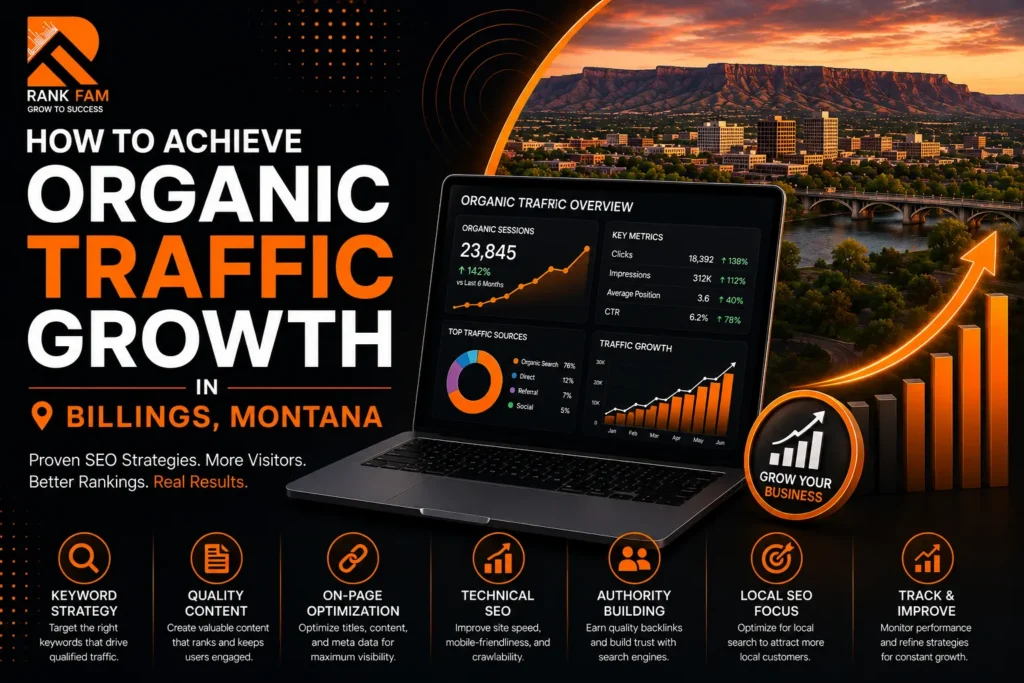 How to Achieve Organic Traffic Growth in Billings Montana
