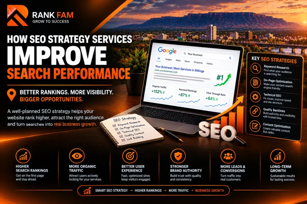 How SEO Strategy Services Improve Search Performance