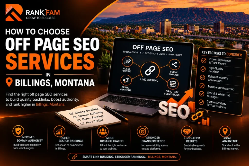 How to Choose Off Page SEO Services in Billings Montana