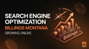 Rank Fam Shopify SEO services diagram showing online growth and rankings for Billings Montana business.