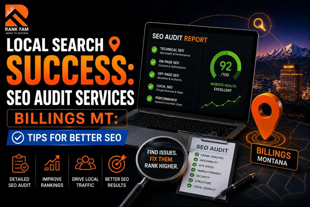Local Search Success: SEO Audit Services Billings MT: Tips for Better SEO