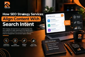 SEO strategy services align content with search intent