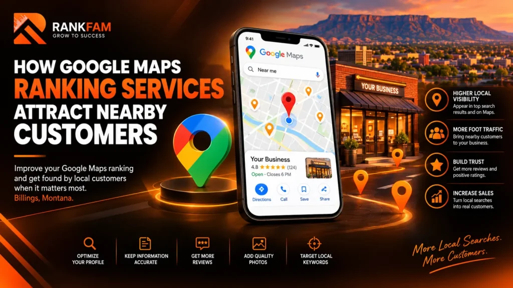 How Google Maps Ranking Services Attract Nearby Customers