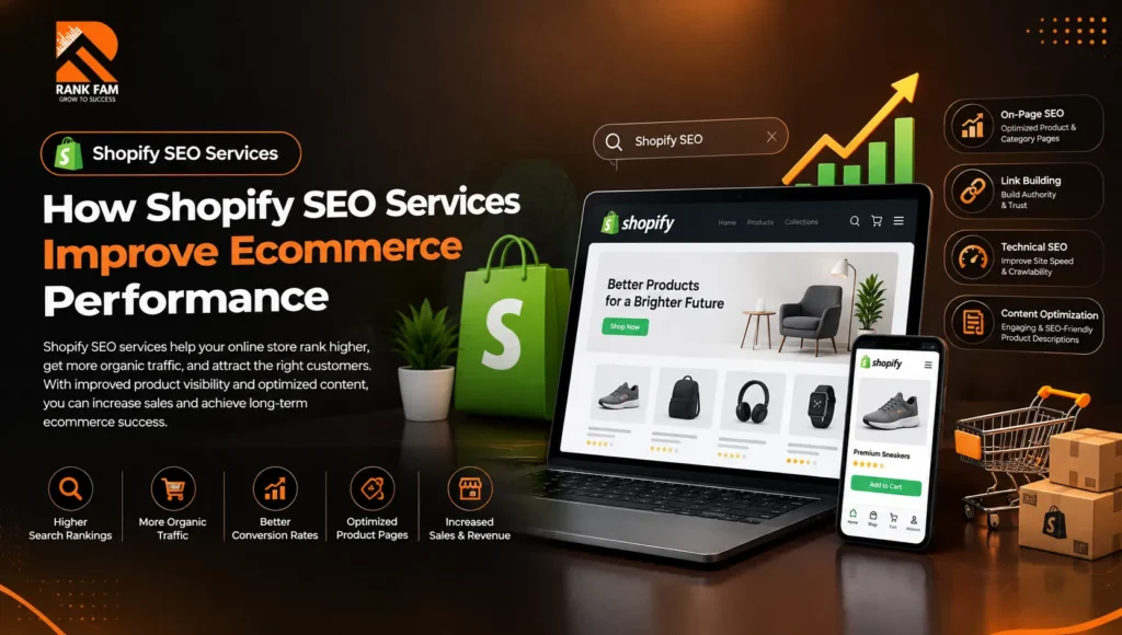 How Shopify SEO Services Improve Ecommerce Performance